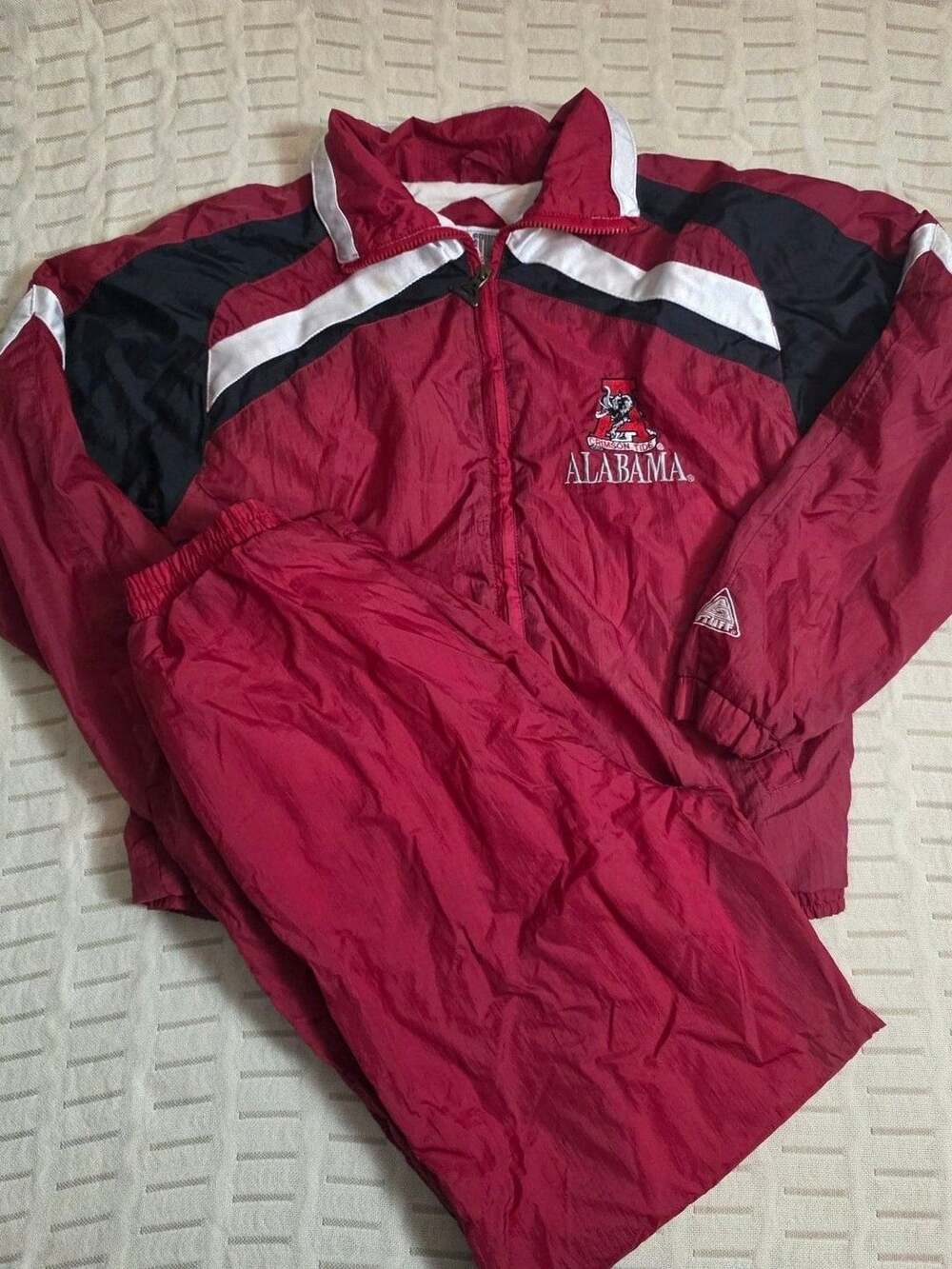 Vintage Genuine Stuff Collegiate Alabama Crimson Tide Track suit Youth XL